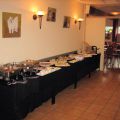 Buffetopstelling in de bar